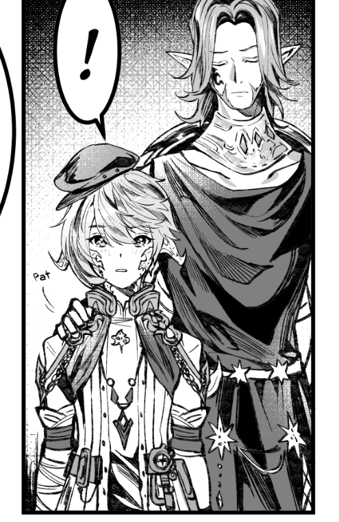 I don't draw Urianger as much as I'd like to so I wanted to share this panel ;w;