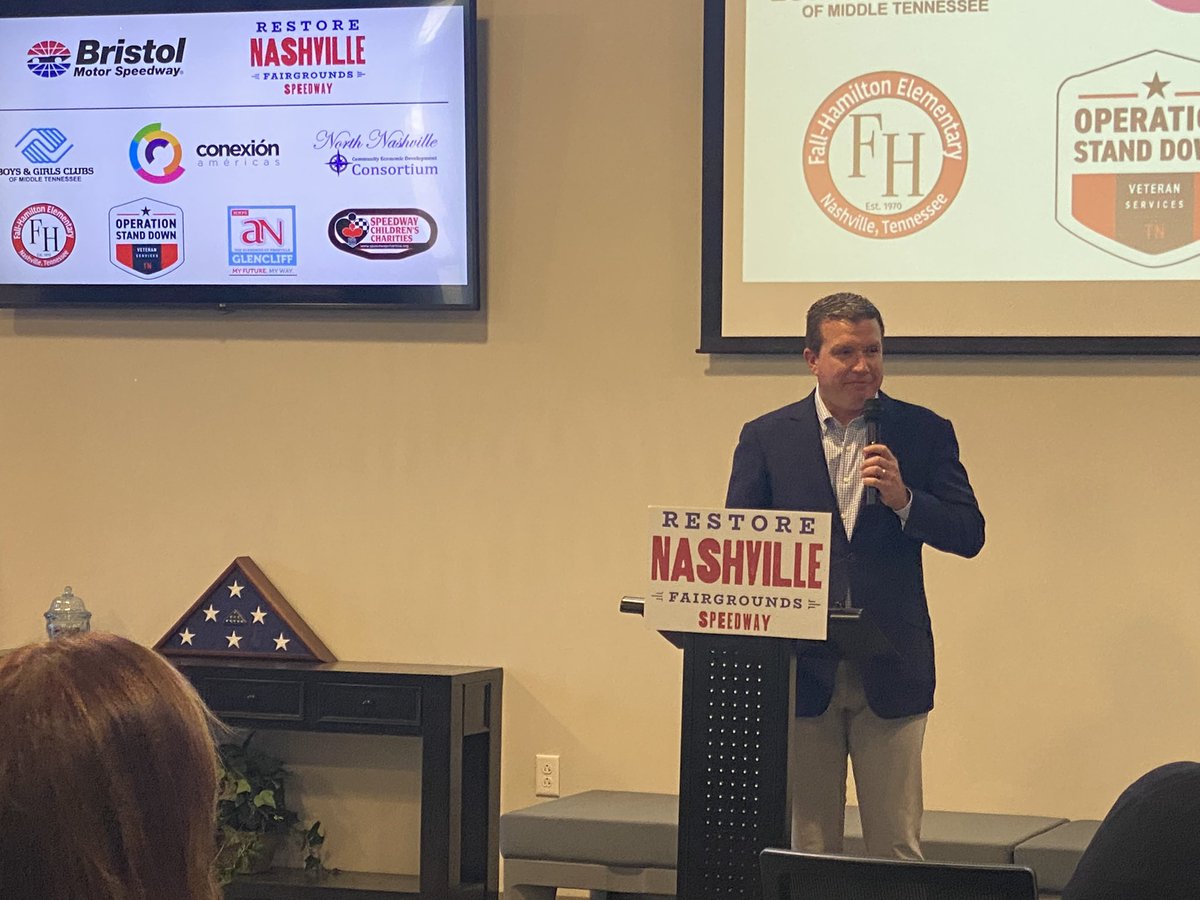Also this morning the Bristol Motor Speedway is announcing community partnerships to facilitate volunteer efforts, fundraising, and venue use with six area organizations. https://t.co/d4utnp6OrG