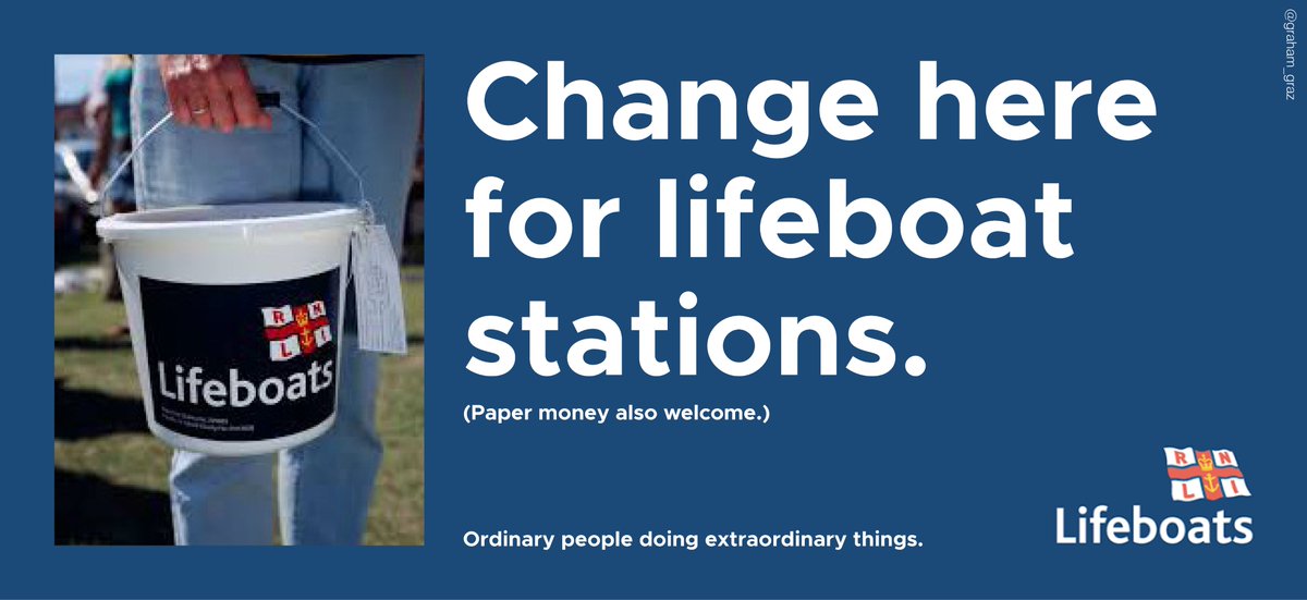 graham_graz's tweet photo. @OneMinuteBriefs @Showpiecetweets #VirtualTweet
@RNLI
All change https://t.co/cHV8tJXpaL