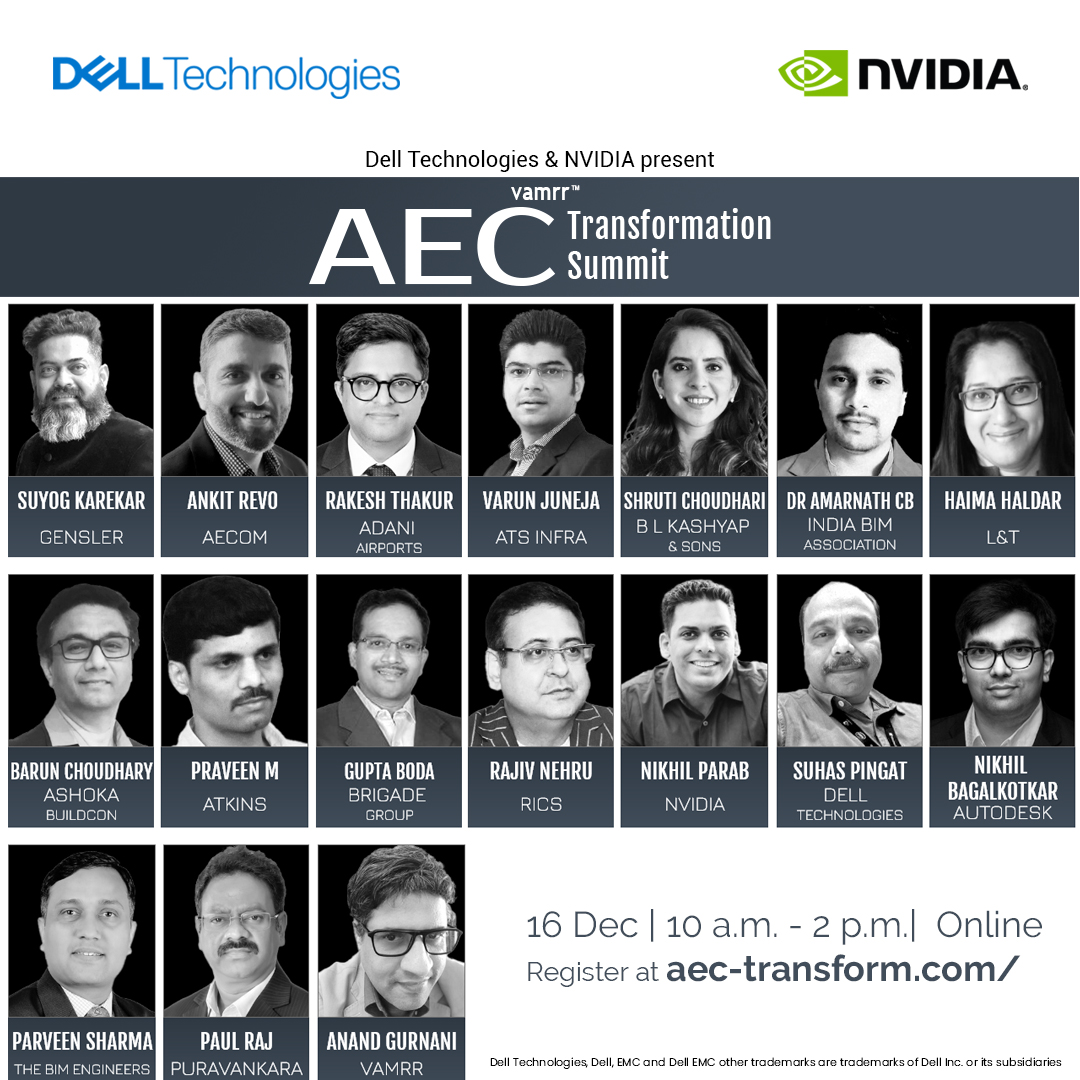 vamrrT's tweet photo. Join us  on 16 Dec for a deep dive on digital transformation in the aec ecosystem! You don't want to miss this if you are a #technology savvy professional from #architecture #civilengineering #construction #realestate #commercialrealestate 
Register on https://t.co/dSgj9RbWId https://t.co/vADG7hz15H