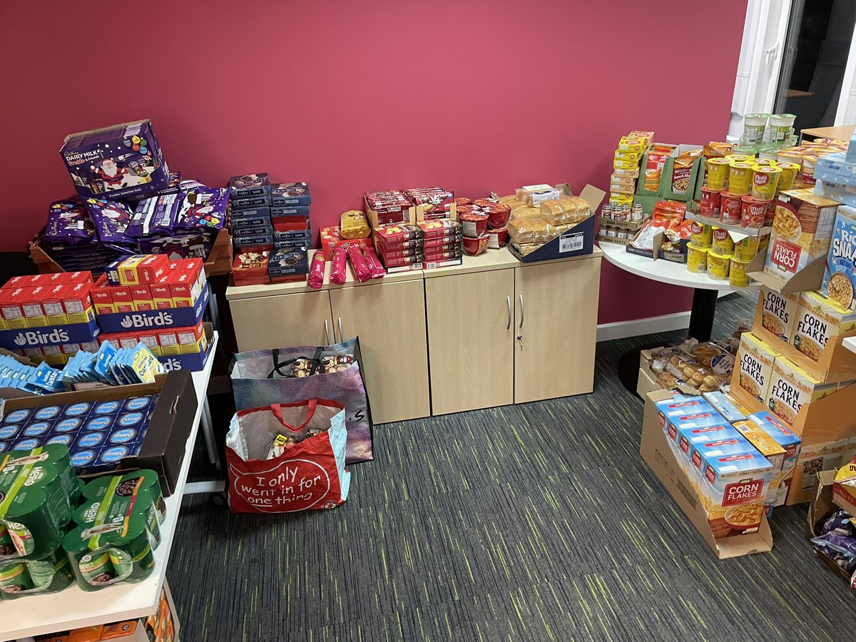 Prepping for our Christmas hamper appeal. #givingback <a href="/RHAWales/">@RHAWales</a> @SDevinett <a href="/Leigh_Caveney/">Leigh Caveney</a>