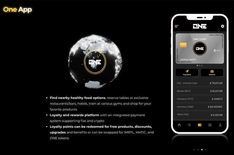 harmonyprotocol's tweet photo. 8/ @one_immortl is a multi-brand loyalty program with an integrated online &amp; blockchain payment system. The app is a dual loyalty-rewards &amp; fiat/crypto hybrid mobile application &amp; wallet with a native token to be deployed.

Website:  https://t.co/H9NnKZjiXA

#blockchain https://t.co/KZSMXTwlWQ