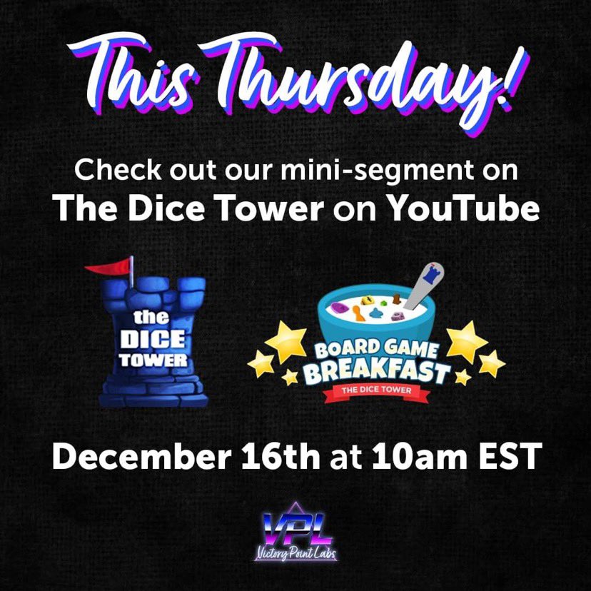 ImagineTheMeep's tweet image. It’s been a minute but me and the @VictoryPointLab boys are back with a special little feature in the next @DiceTowerStaff BGB! 
Stay tuned 🙂📸