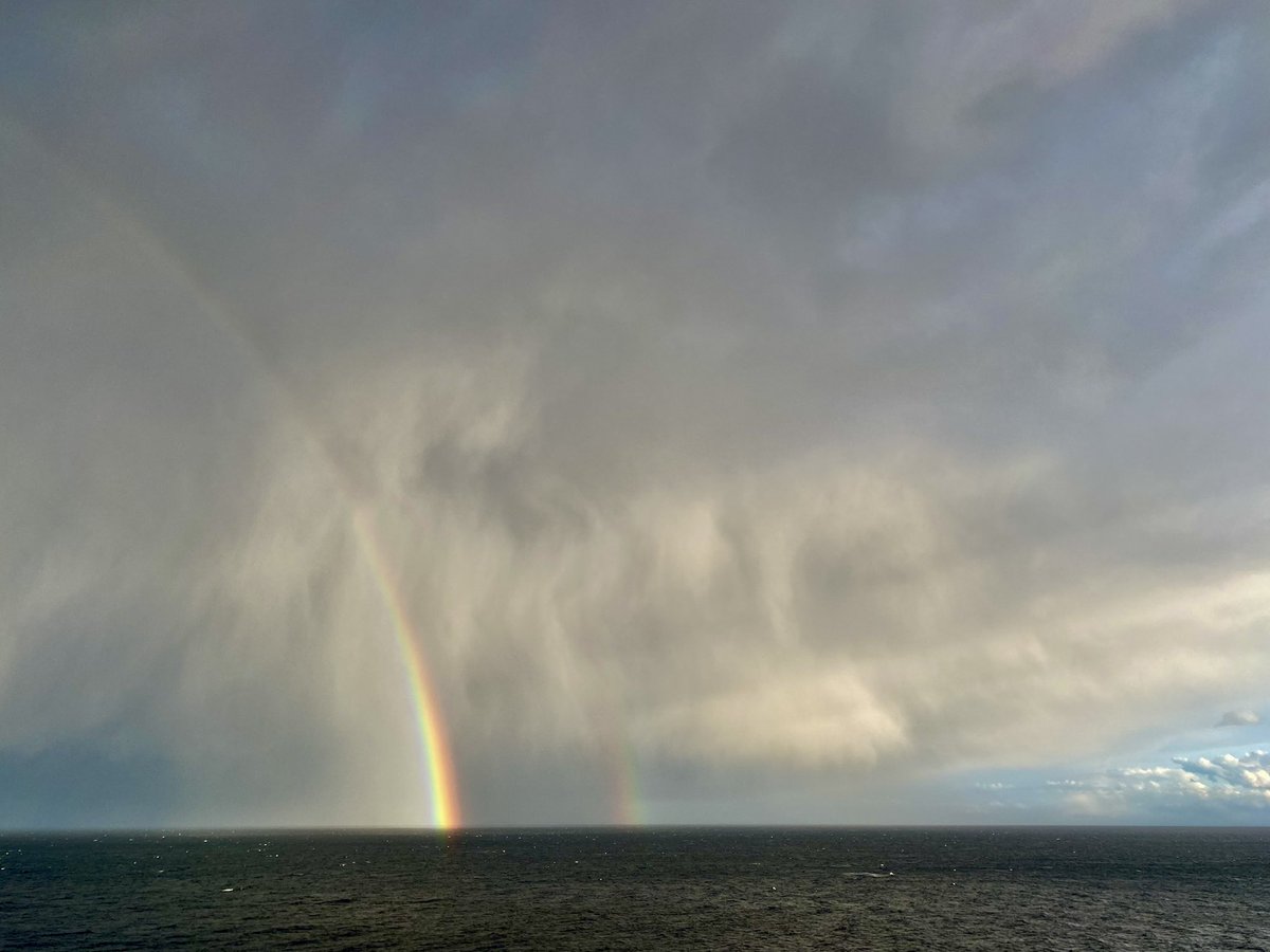 Barbara_Collet's tweet photo. 🌈🌈Incredible rainbows between Corsica and Italia 🤗 The reward after a hard rainy riding day🏍🌧 #Corse #visitcorsica #motorcycles https://t.co/ICz9CfeUvI