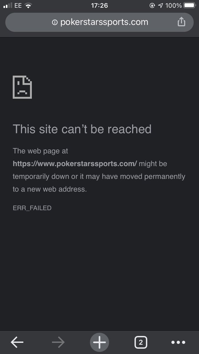 steven_wx's tweet photo. @StarsSupport hi there, is there an issue with Pokerstars Sports at the moment? I can’t get signed in as every time I load the site I get the below error. I’ve cleared cookies and cache and still won’t work https://t.co/ohO4UwSKTb