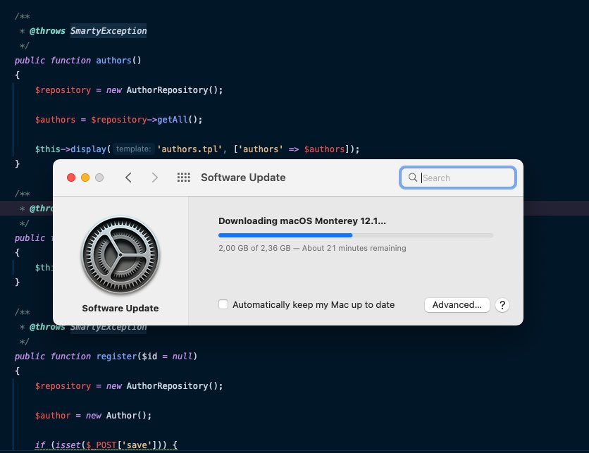 geekonyx's tweet image. Monterey 12.1 released.

#MacOSMonterey #UPDATE #programming #webdevelopment