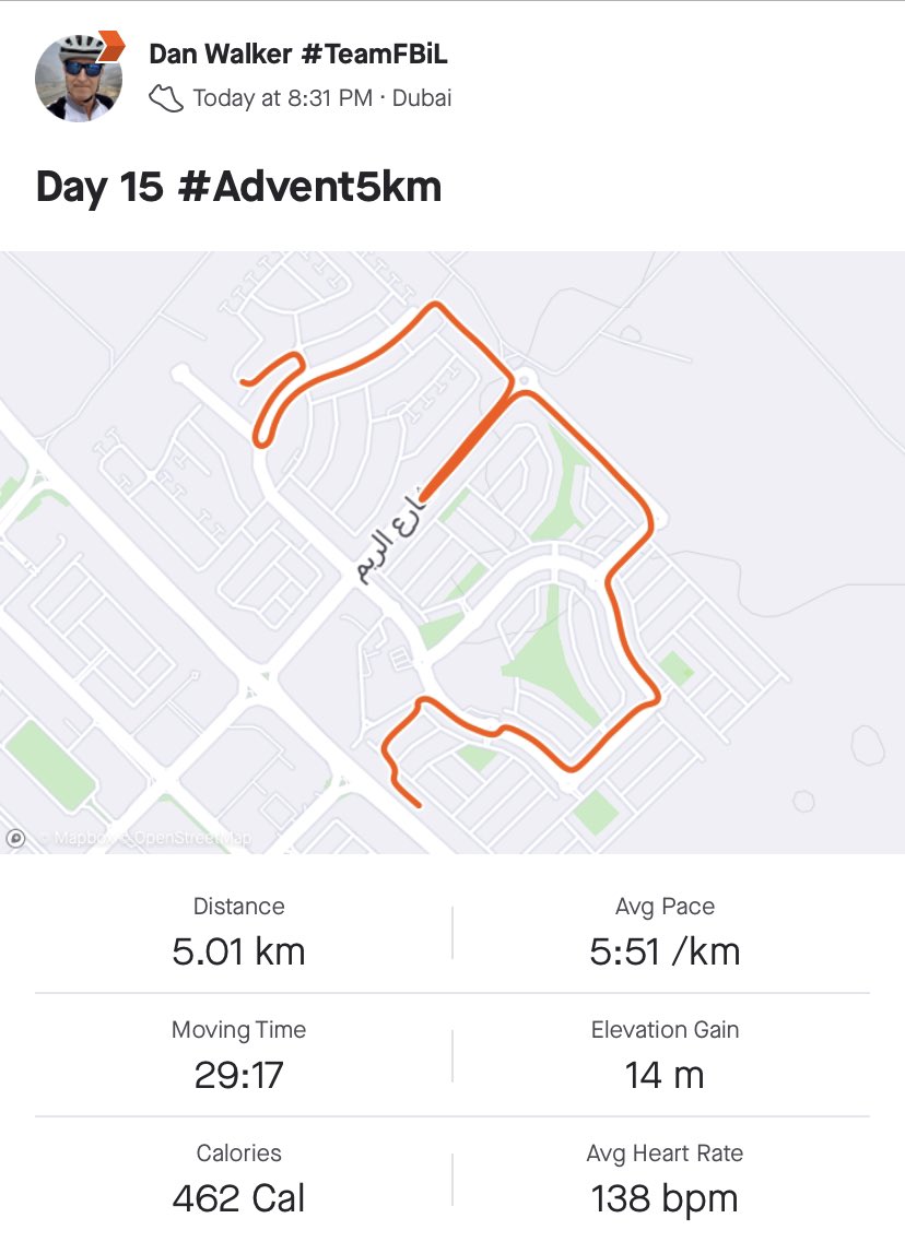 Day 15 #Advent5km <a href="/MrAndiPrice/">Andi Price</a> <a href="/CR_UK/">Cancer Research UK</a> #roadtoroth 9 to go🤦‍♂️
