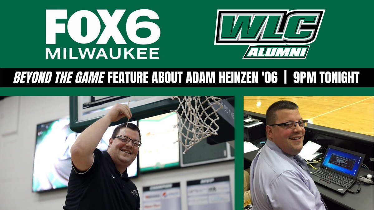 Tune in tonight to the 9PM newscast on <a href="/fox6now/">FOX6 News</a> for a "Beyond the Game" feature about <a href="/AdamHeinzen/">Adam Heinzen</a> '06. The story will focus on Adam's career with <a href="/WLCSports/">WLC Warriors</a> and his battle with glaucoma.