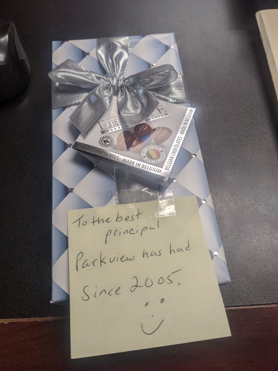 To the person who left this on my desk this morning, thanks for making me cry before 7:30 AM.
