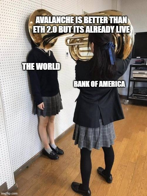 <a href="/CoinDesk/">CoinDesk</a> <a href="/BankofAmerica/">Bank of America</a> @avalancheavax <a href="/ethereum/">Ethereum</a> <a href="/willcanny99/">Will Canny</a> #Avalanche tbh