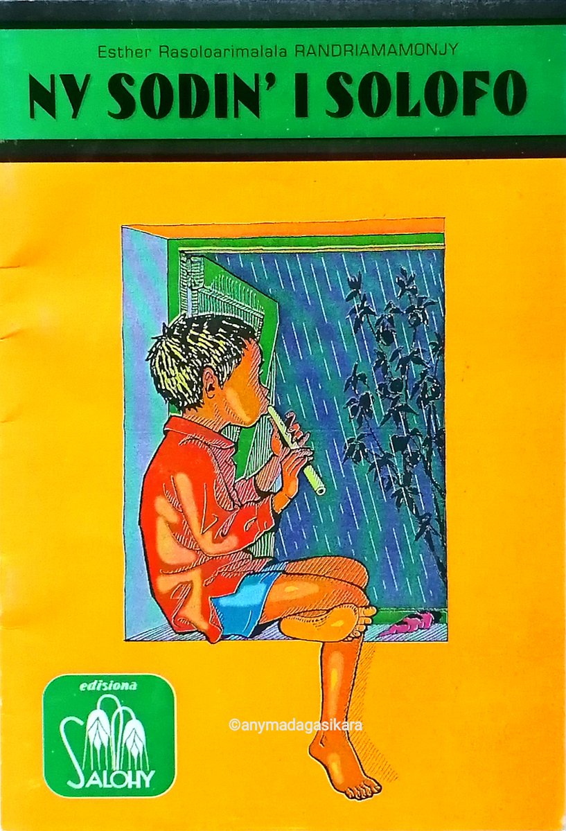 anymadagasikara's tweet photo. #MADAGASCAR - #LIFE - #LITERATURE
#photooftheday
📸Solofo playing #flute at his #window ©️ #coverpage #ERRandriamamonjy's 'Ny Sodin'i Solofo' (1975). Antananarivo: Edisiona Salohy
#Solofo (boy) & #Kirioka (bird) are 2 #differentcreatures brought together by #Solofosflute. https://t.co/LS7W93ZM1C
