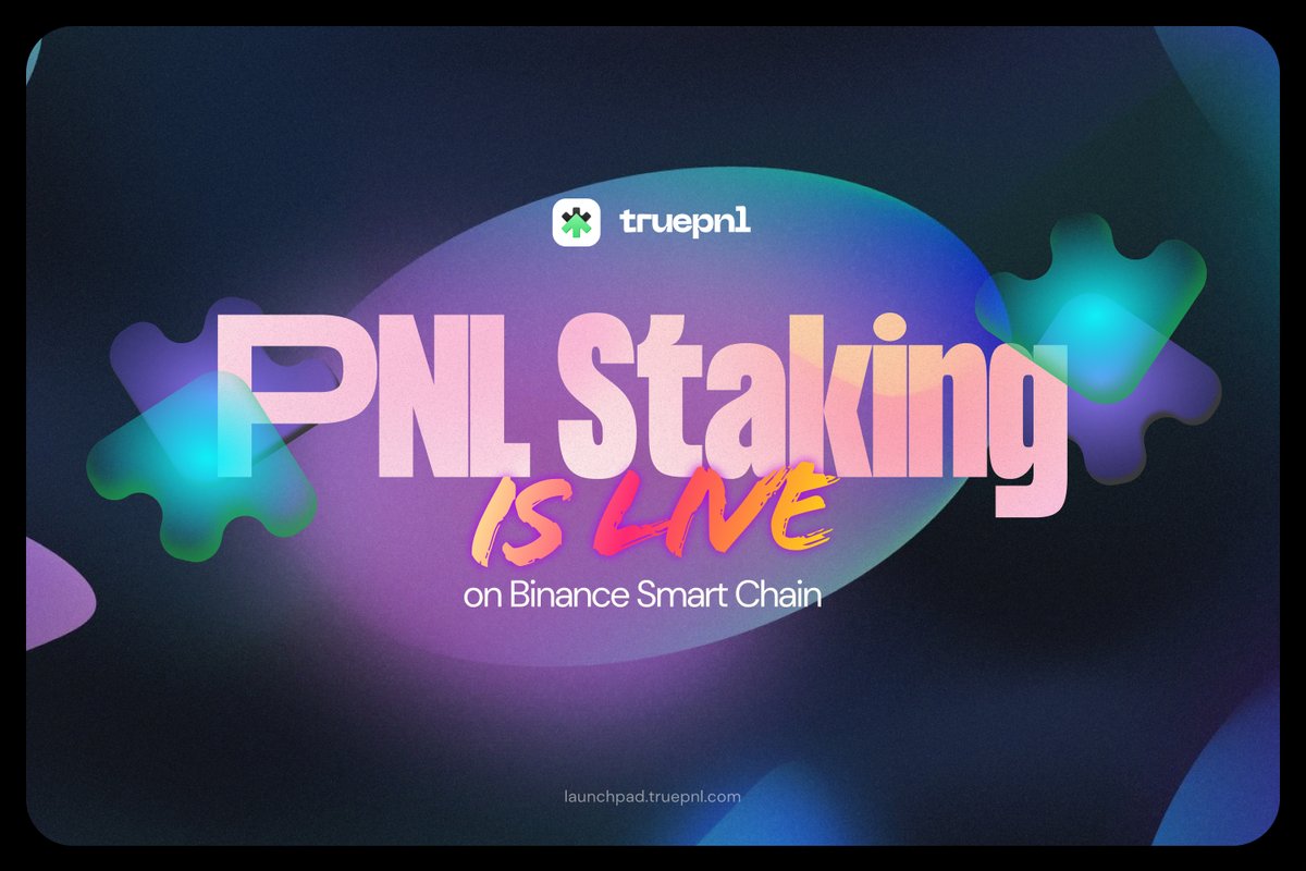 📣THE MOST ANTICIPATED TRUEPNL UPDATE OF 2021

We are thrilled to announce the release of $PNL staking! The beta version is ALREADY LIVE! 🎊

🔗 LINK: launchpad.truepnl.com/staking ⬅️

✅ ARTICLE: blog.truepnl.com/the-most-antic…

➡️ VIDEO GUIDE: youtu.be/fW7YYHYg_XY

🔥 Ready, set, STAKE!🔥