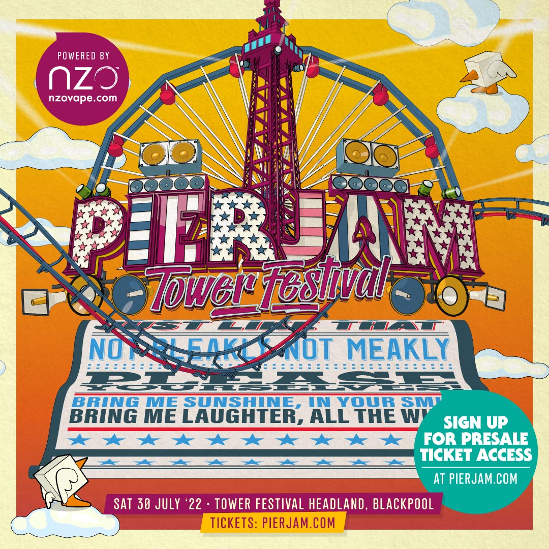 WonderwoodFest's tweet photo. OUR FRIENDS AT PIERJAM HAVE JUST ANNOUNCED...

📍 BLACKPOOL’S TOWER FESTIVAL HEADLAND IS NEW LOCATION JUST ANNOUNCED FOR PIERJAM 2022

Presale - Thursday 16th December @ 9am
General Sale Friday 17th December @ 9am

Sign up for ticket access ➡️ https://t.co/Lecf2gMosj https://t.co/EEh7lVyqg6