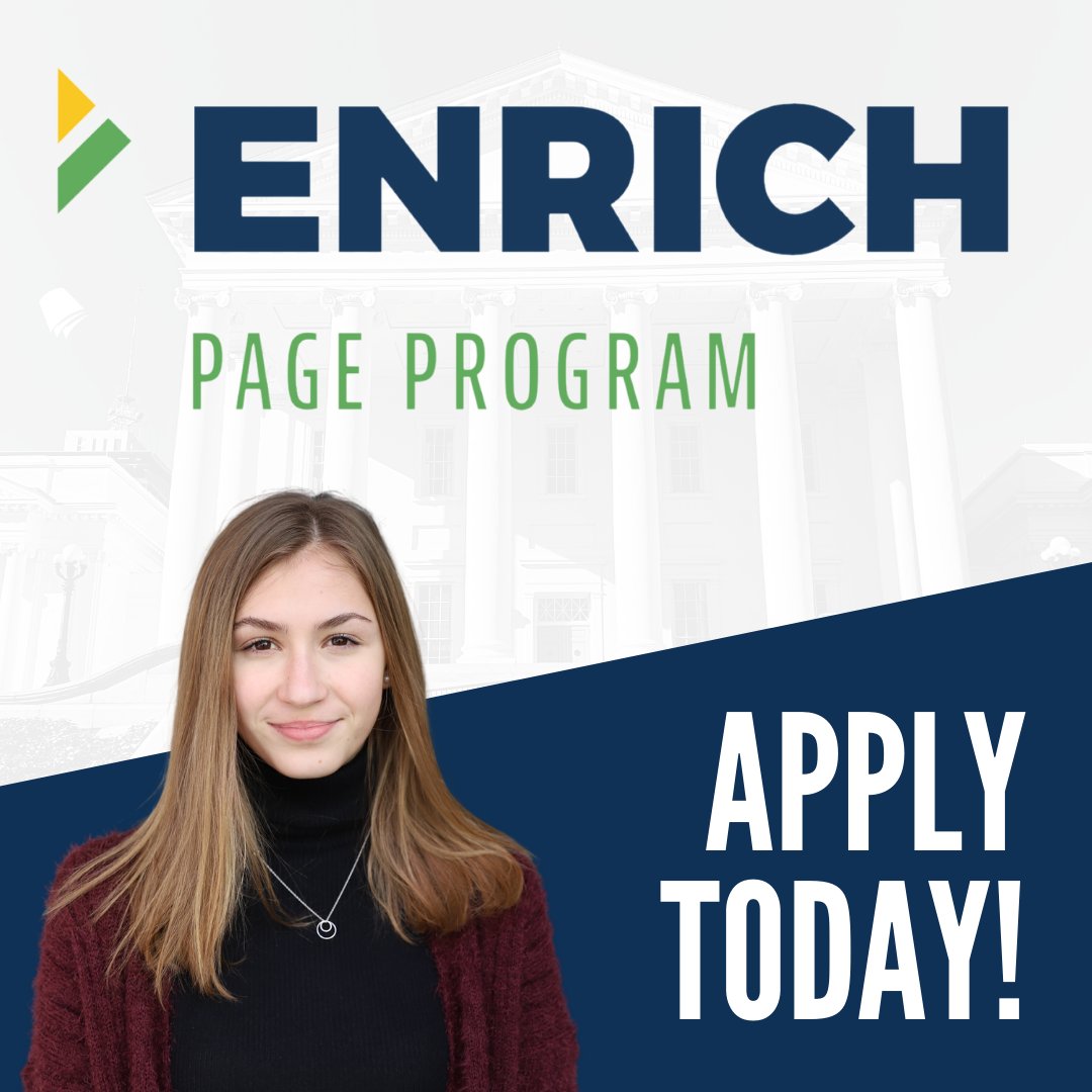 Applications are still open for our Enrich Page Program! Get real-life legislative experience, participate in our weekly civics course, and grow in leadership alongside other like-minded students! For more info: familyfoundation.org/page-program Applications due Dec. 29