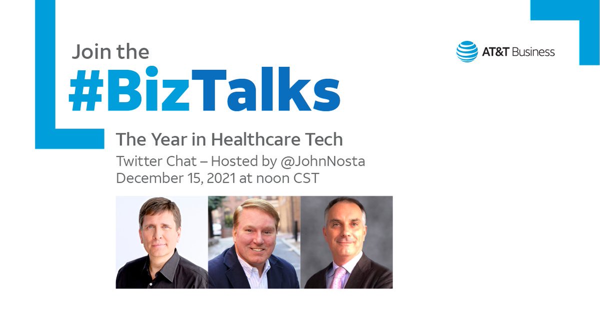 John Nosta (@johnnosta) on Twitter photo HELLO!! Welcome to to the <a href="/ATTBusiness/">AT&T Business</a> #BizTalks Twitter chat with guests <a href="/dez_blanchfield/">Dez Blanchfield ( sociaall.com )</a> & <a href="/GlenGilmore/">Glen Gilmore</a>. Please introduce yourself!! #ATTinfluencer #ATThealthcare #digitalhealth HELLO!! Welcome to to the <a href="/ATTBusiness/">AT&T Business</a> #BizTalks Twitter chat with guests <a href="/dez_blanchfield/">Dez Blanchfield ( sociaall.com )</a> & <a href="/GlenGilmore/">Glen Gilmore</a>. Please introduce yourself!! #ATTinfluencer #ATThealthcare #digitalhealth