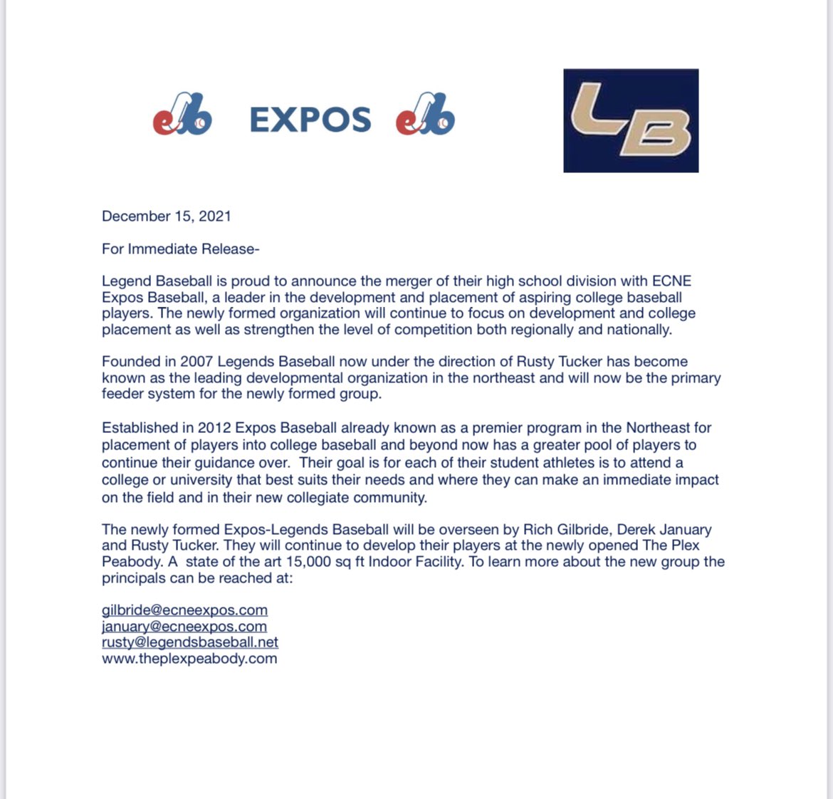 Expos Baseball Club tweet media
