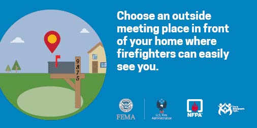 Hosting overnight guests for the holidays? Be sure to discuss your fire escape plan. Include what each person will need to do to get out safely and the location of your outside meeting place. Download a home fire escape plan today: ow.ly/lTvf50HbjEf. #WinterFireSafety