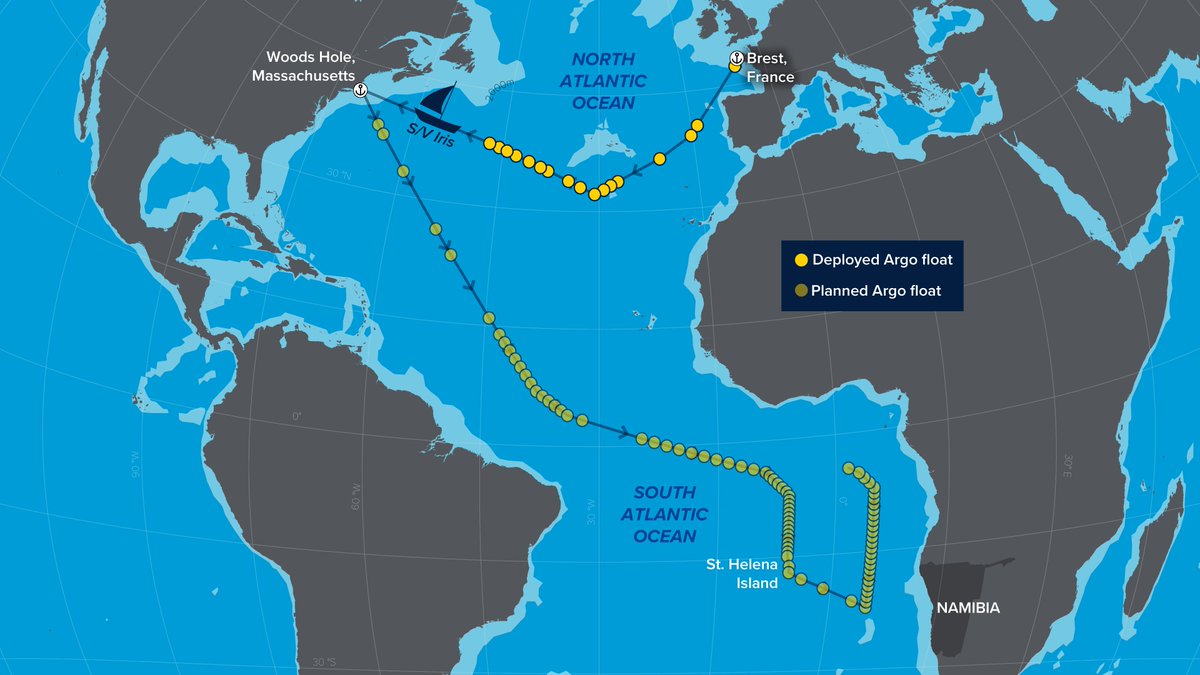 Image showing deployed and planned Argo floats. Courtesy of Natalie Renier/Woods Hole Oceanographic Institution.