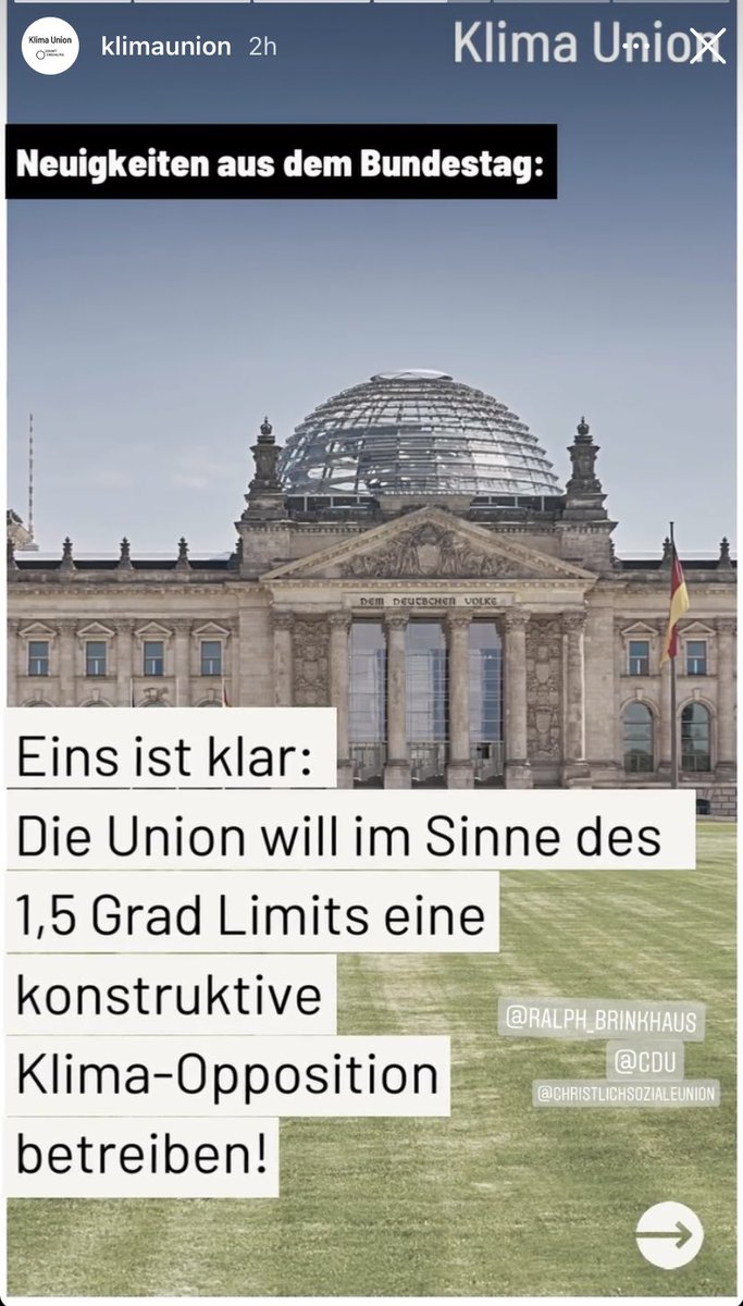 klimaunion's tweet photo. Wirwerden jedes Gramm CO2 zählen, sagt @rbrinkhaus heute im Bundestag.
Um das #4Gt-Restbudget einzuhalten, ist das dringend nötig. Hier die Rede (https://t.co/uVhJKSMAqY) und die Positionen zu 4Gt (https://t.co/nWvZ8CtplK). @CDU @cducsubt #Ampel @_GermanZero https://t.co/V0lyNb9JsK