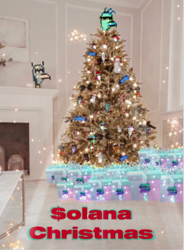 damnborey's tweet photo. Christmas is 10 days away, @SolanaXmas MINT ENDS IN 8! Go and get you some presents!
SQUAAALALALALA 🎁🎄🎁🎄 https://t.co/ZdSr6HGJVV