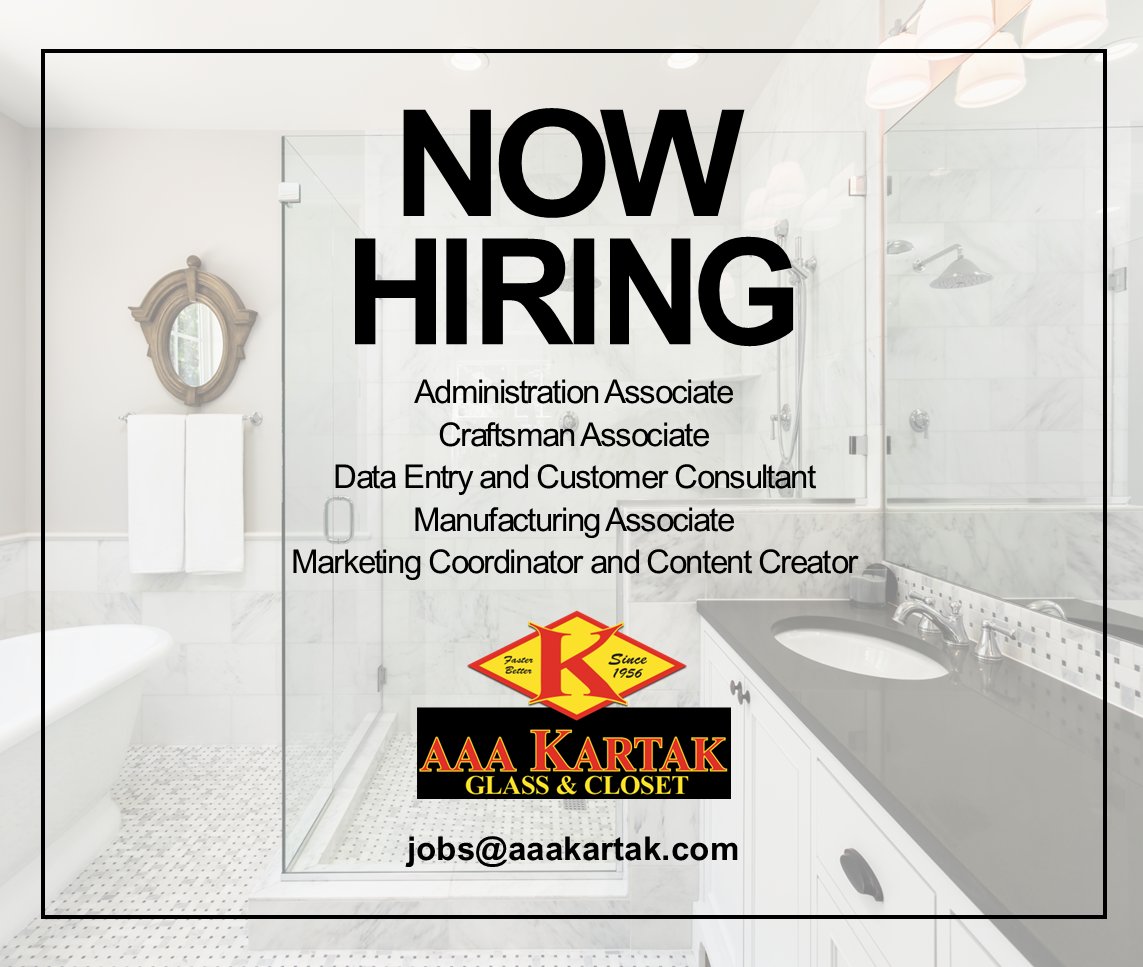 We're Hiring! Are you skilled, hard-working, and ready for a new challenge? Then apply today! We have multiple open positions at our Everett and Tacoma locations! Apply at aaakartak.com/careers
#hiring #hiringnow #jobsearch #jobs #construction #buildingindustry #aaakartak