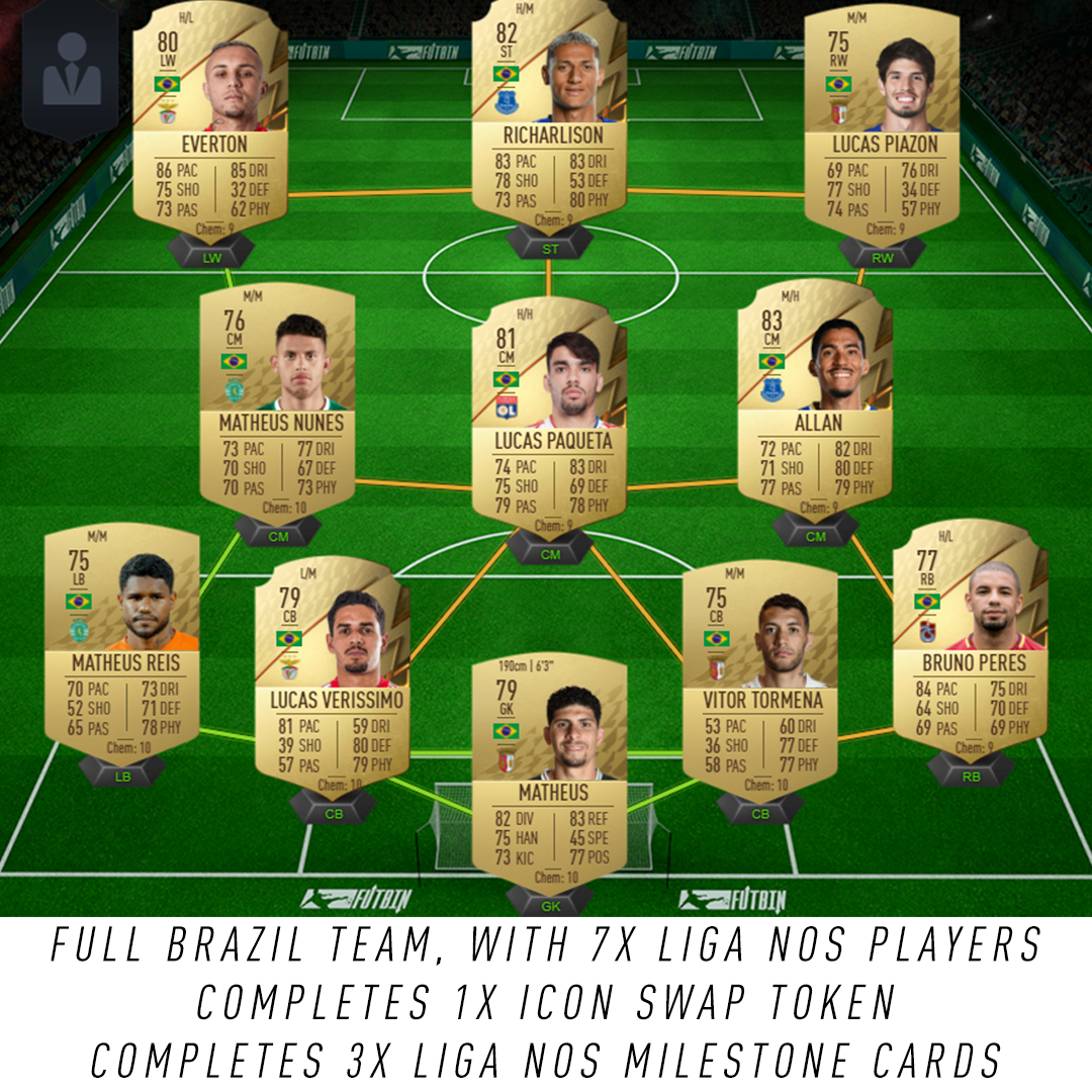sub2waldy's tweet image. The best way to complete the new Icon Swaps tokens is to use:

- A full team of Eredivisie Silvers
- A full Brazil team, with from 7 Liga Nos
- A full First Owner Argentina team

This allows you to complete 5 Swap tokens, and 6 milestone cards

Like + RT to help others! #Fifa22