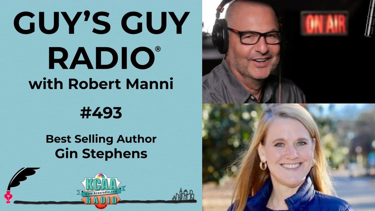 RobertManni's tweet photo. Guy’s Guy Radio welcomes @ginstephens on KCAA radio So Cal 8pmPT(102.3,106.5FM, 1050AM). Podcast and YouTube post worldwide Thursday. Subscribe here: https://t.co/mlF9GH1MJt https://t.co/HENokfj3rV #cleanish #fastfeastrepeat #realfoods #healthierhome #vibrantlife #organic https://t.co/A4ouIWa0YV