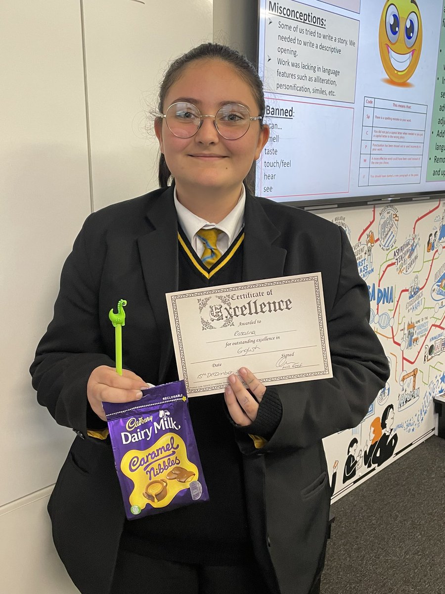 Well done to these three superstars in years 7 and 8 taking home a special award for working hard in English this term 😄❤️💙💛💚 <a href="/KBuccleuchA/">KBA</a> <a href="/_Mr__Knight_/">Mr K</a> <a href="/crhawthorn/">Mrs Hawthorn</a>