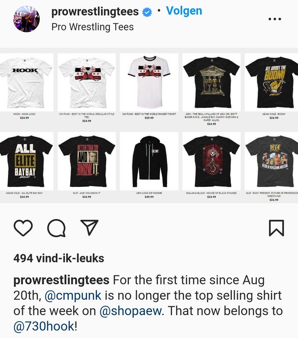 Hook supera a CM Punk