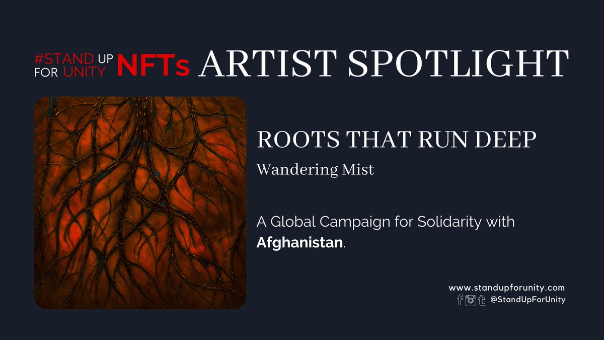 StandUpForUnity's tweet image. ‼️ SAVE THE DATE ‼️
#StandUpForUnityNFTs
DROP for #SUFUNFTs 
Sat, 18 Dec 
630pm CET
@Clubhouse 

Feat. artists @skidrowcrypto , @mVd953 , @wandering_mist
 
Join us to get to know these #NFTArtists and their amazing #NFTArt

#Afghanistan #NFTs4Humanity #NFTCommunity #NFTCollector