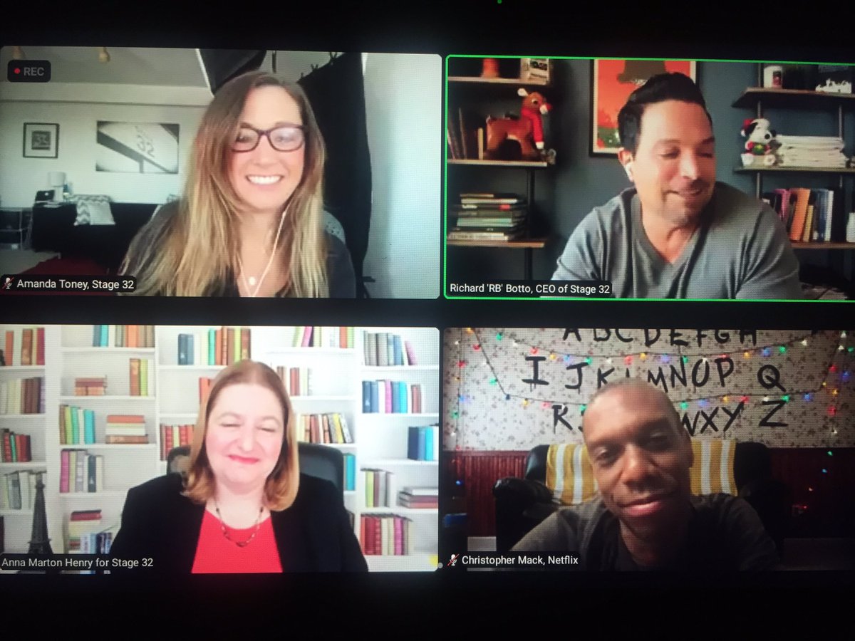 ccmlavidpro's tweet photo. Happening now... Netflix + Stage 32 Present: Television Pilot Story Structure. @Stage32 @netflix @rbwalksintoabar https://t.co/U773qTz5K0