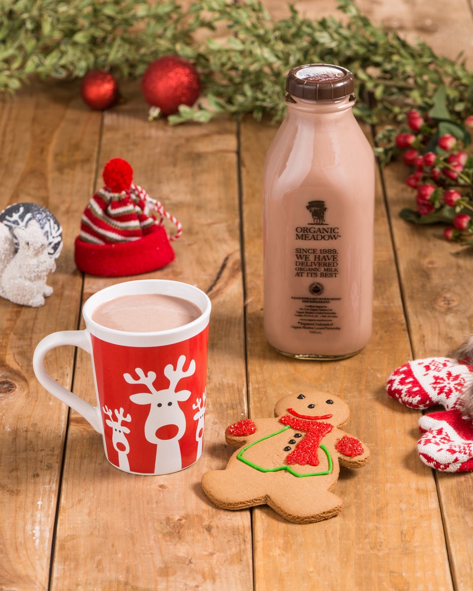 'Tis the season to share a cup of festive cheer! Simply warm our chocolate milk for delicious homemade hot chocolate.