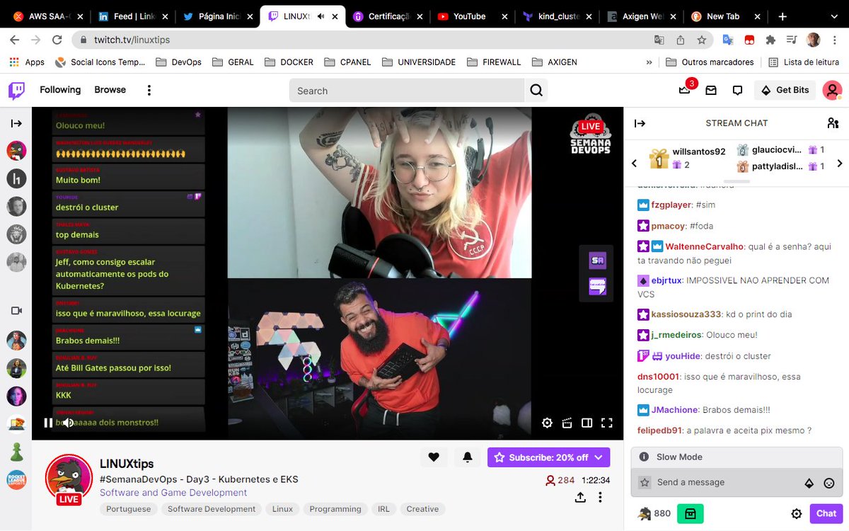 StelvioJoao's tweet image. #SemanaDevOps - Day3 - Kubernetes e EKS
valeu @LINUXtipsBR @punkdodevops @badtux_