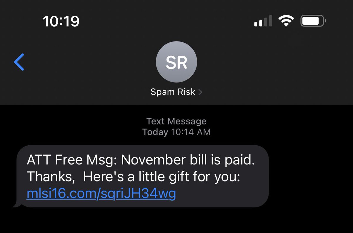 devntell's tweet image. AT&amp;amp;T always thinking of me 😊