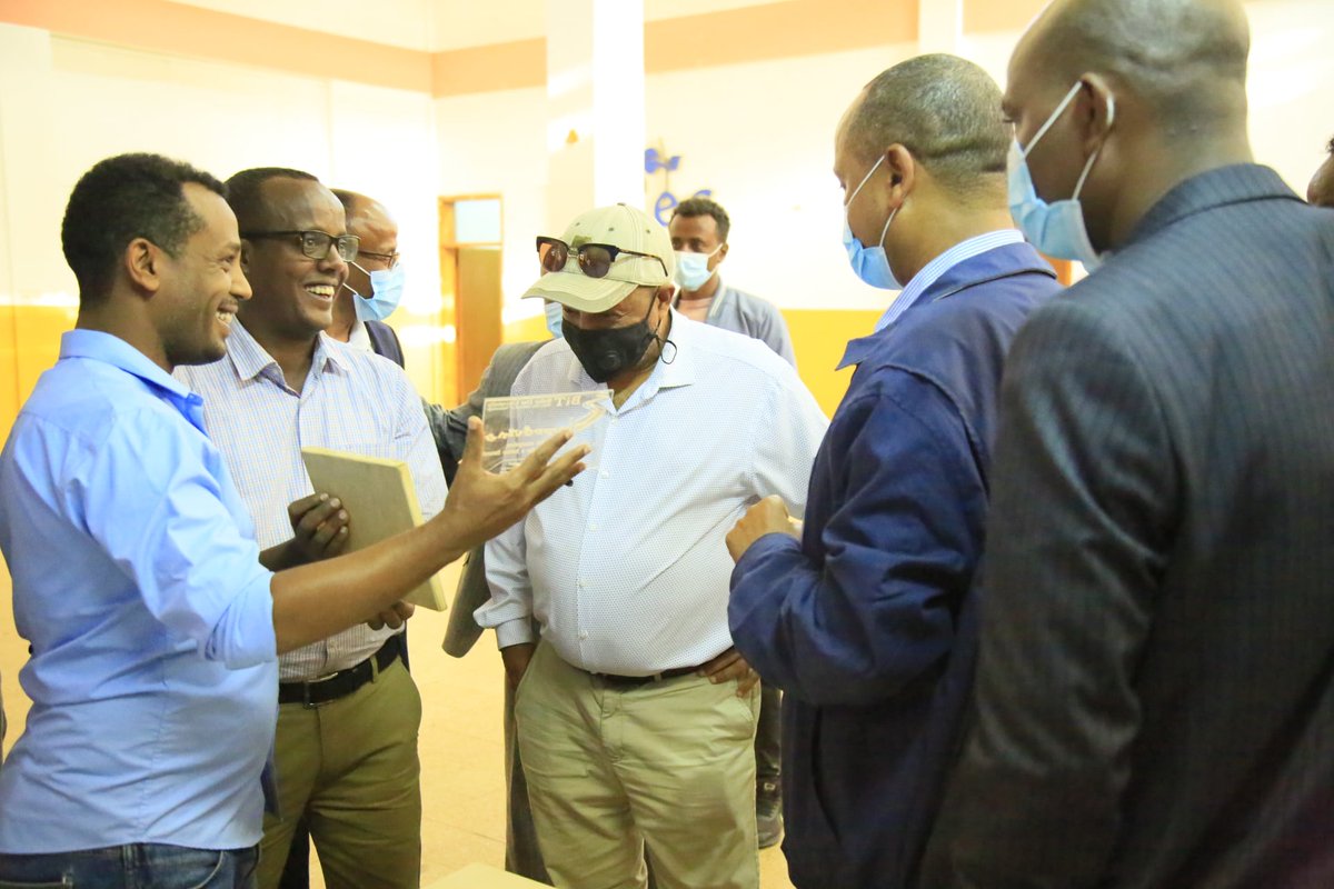 Ethiopian Minister of Education  Minister, Professor Berhanu Nega ,  Dr Frew Tegegne, the President of Bahir Dar University and Dr Fenta Mandefro, State Minister of the Ethiopian Ministry of Education visited the BiT MakerSpace in early December 2021.