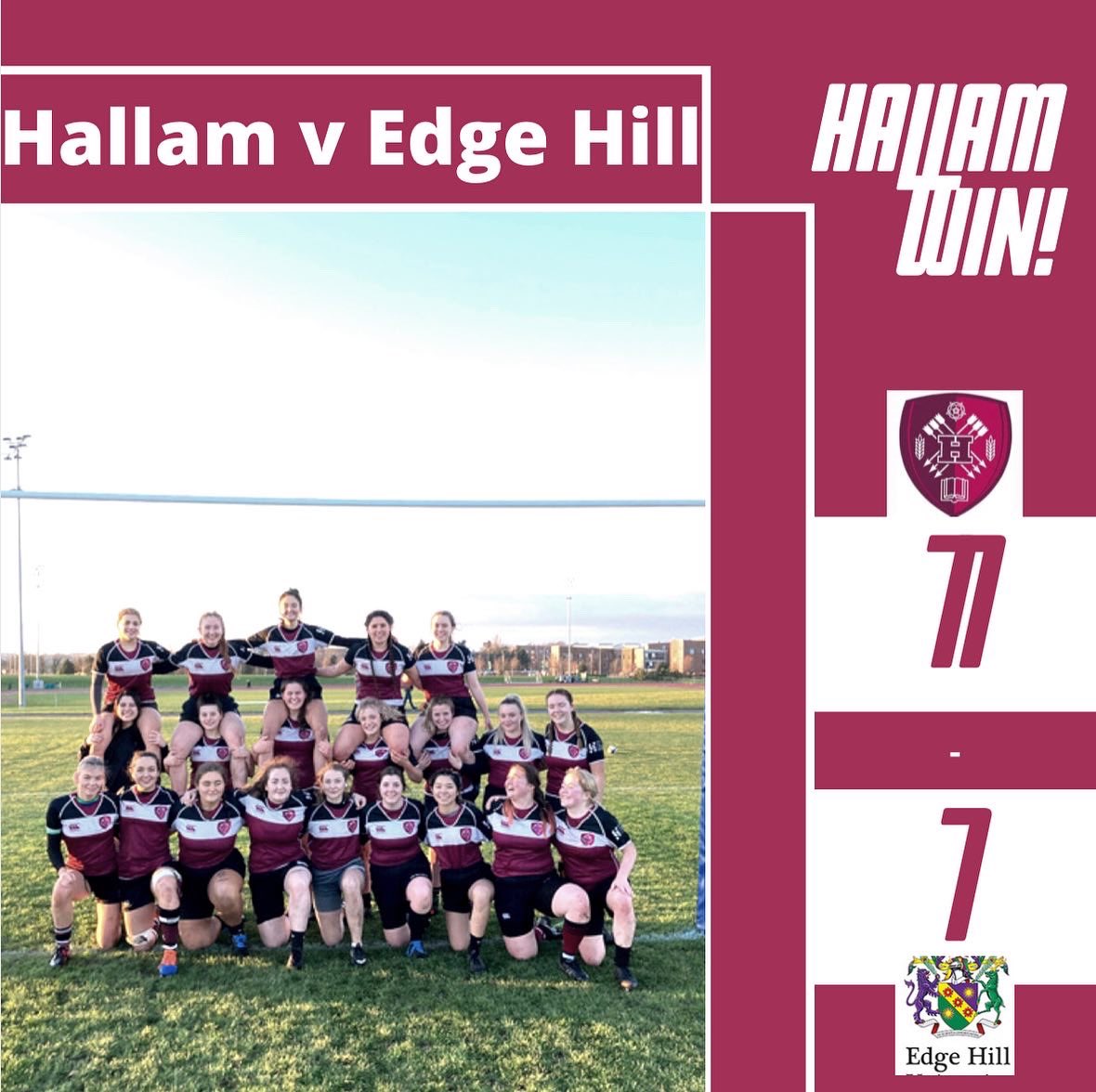 Sheffield Hallam WRFU tweet media