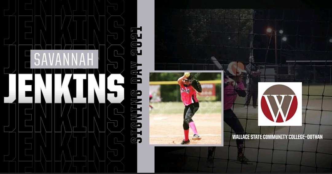 Congratulations to Savannah Jenkins on signing with Wallace-Dothan CC !! @ladygovsoftball