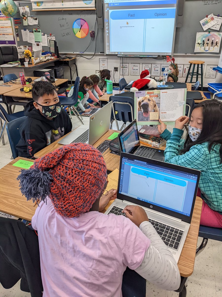CharnickITC's tweet photo. Love the collaboration on Fact and Opinion in @ekfourth Lumio allows all students' voices to be heard! #scestech https://t.co/CWUV6bD2ji