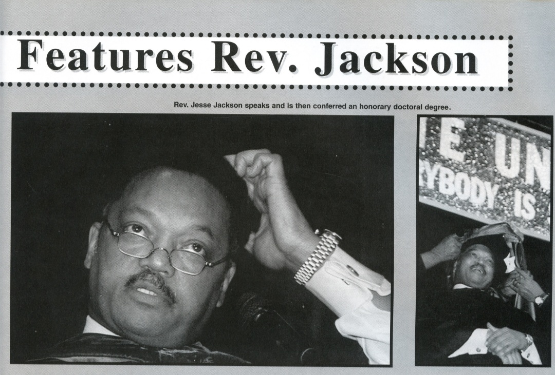 On this day 21 years ago, Rev. Jesse Jackson was the speaker at Grambling's Fall Commencement Ceremony.  He was given an honorary doctoral degree and told grads "Hold on to your faith. Hold on to your hope." Congrats to our grads who walked the stage today. #GramFamExcellence