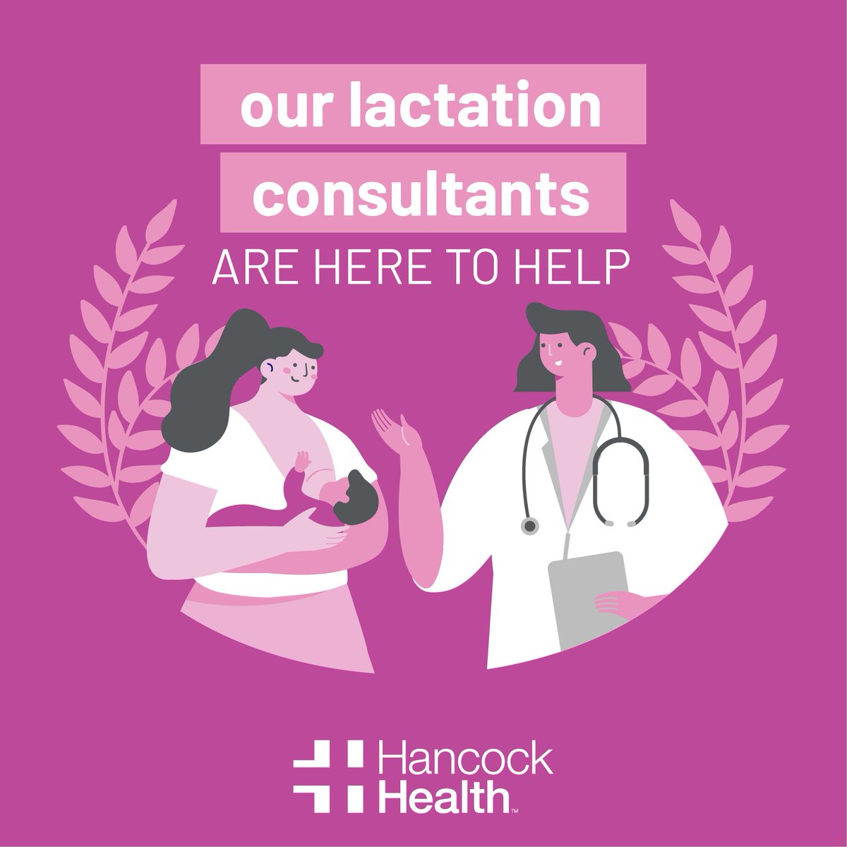 Hancock Regional Hospital offers every new mom support from highly qualified and kind lactation consultants. Call our lactation line at (317) 468-4397.