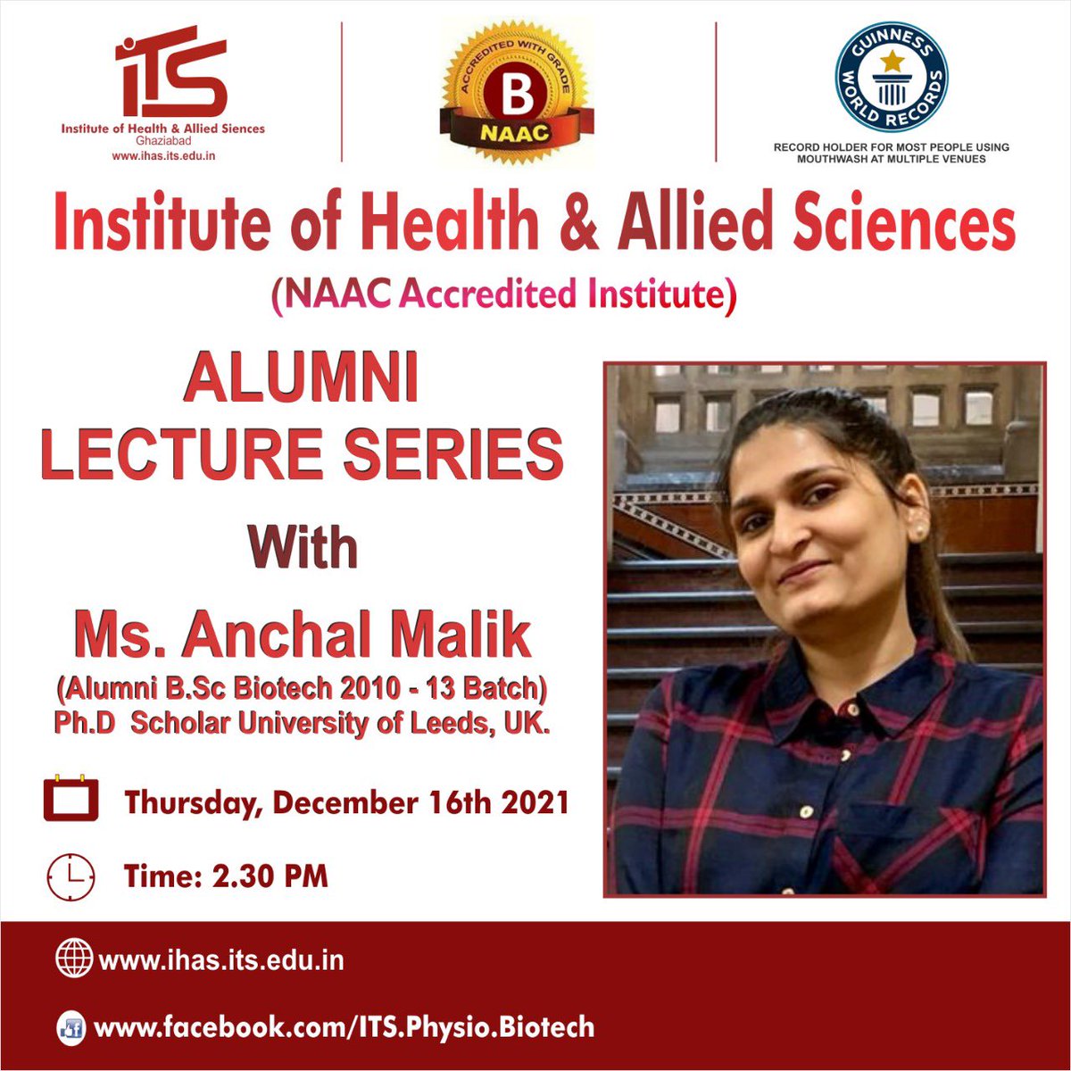 It is one of the nice feelings to visit your college as an #alumni especially for student interaction sessions. I don’t get to go there in-person but webinars are #NewNormal <a href="/ViBrANT_itn/">ViBrANT</a> outreach activity #AlumniLectureSeries <a href="/ITSEduGroup/">ITS - The Education Group, Ghaziabad</a>