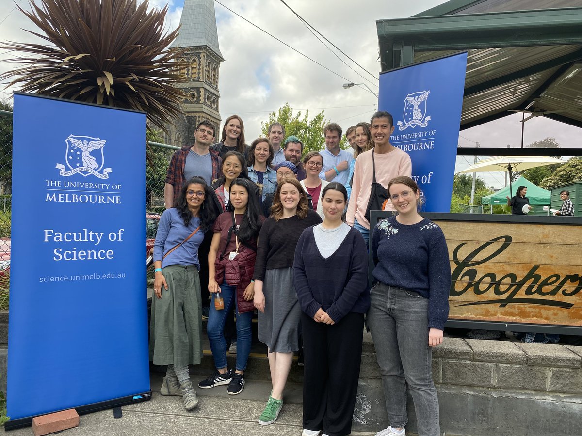 Thanks to everyone that joined us last night for our end of year shindig 🥳 we had a blast and hope you all did too! @SciMelb @UniMelb