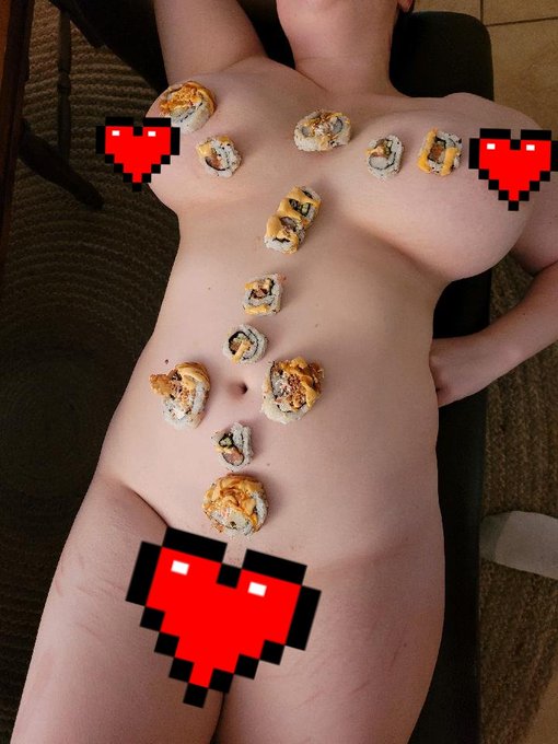 Dinner is served. 😝 Only one rule: no using your hands😈😘 #food #fetish #foodfetish #sushi #sushiporn<a href="/tag/food"class="tags"><span>#food</span></a><a href="/tag/sushi"class="tags"><span>#sushi</span></a><a href="/tag/fetish"class="tags"><span>#fetish</span></a><a href="/tag/sell"class="tags"><span>#sell</span></a><a href="/tag/nsfw"class="tags"><span>#nsfw</span></a><a href="/tag/content"class="tags"><span>#content</span></a><a href="/tag/selling"class="tags"><span>#selling</span></a>