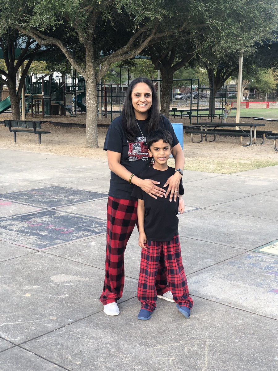 MrsKapadia124's tweet photo. We have been enjoying our theme days so far!! #exleytweets #candycaneday #pjsday https://t.co/8btWHdrw9l