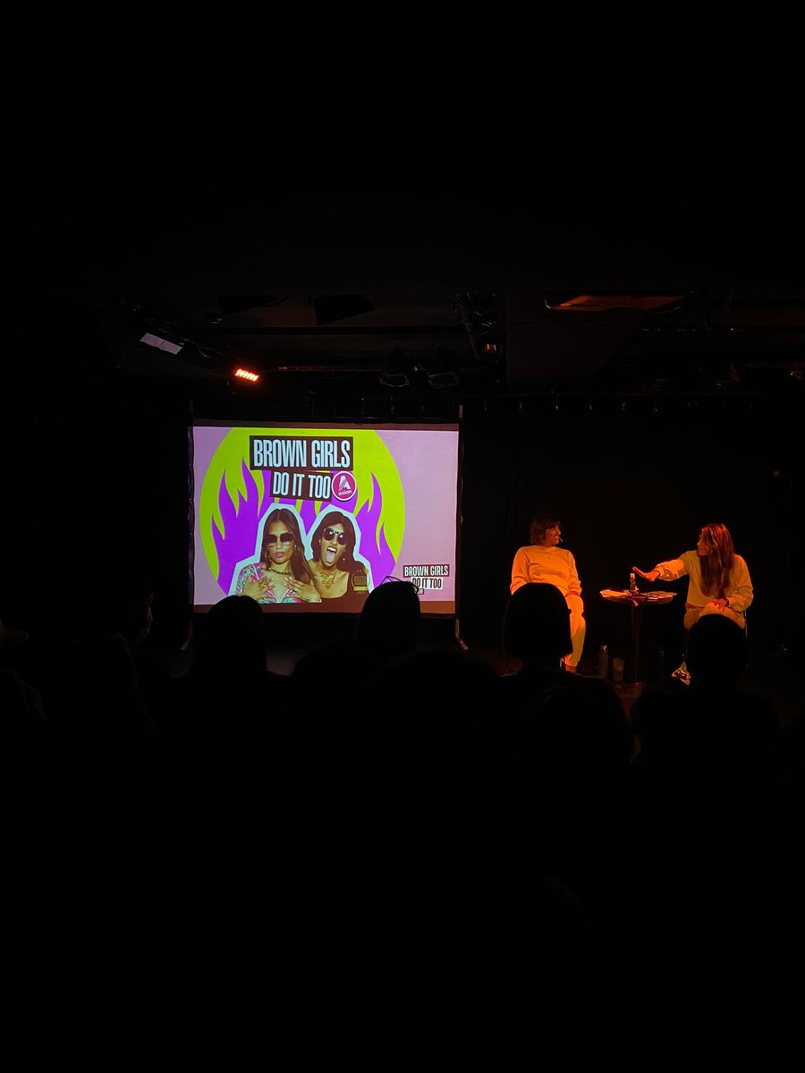 thankyounextpod's tweet photo. We lucked out &amp; caught the stage version of Brown Girls Do It Too &amp; it’s time to give @Poppy_Jay_ &amp; @RubinaPabani their flowers because these two can do it all 👏🏽

You will laugh, you will cry, you will reflect on your own experiences. Make sure you catch the tour next year 💖✨ https://t.co/Q0XOzn5VwB