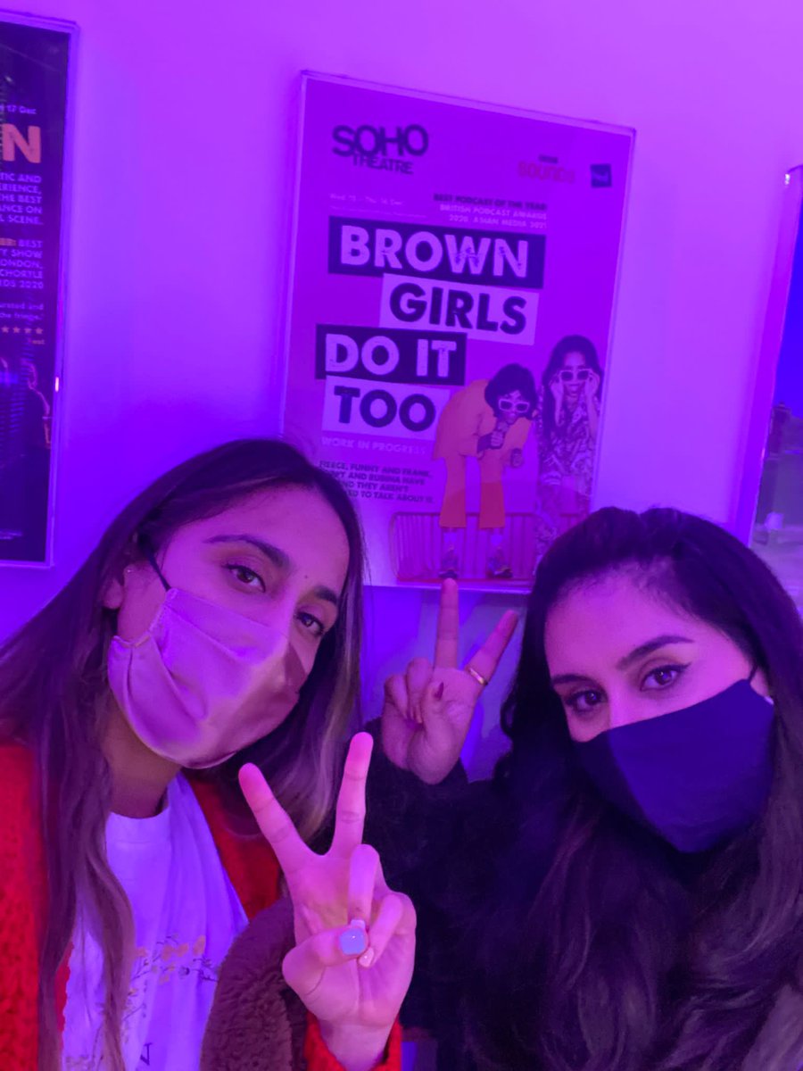 thankyounextpod's tweet photo. We lucked out &amp; caught the stage version of Brown Girls Do It Too &amp; it’s time to give @Poppy_Jay_ &amp; @RubinaPabani their flowers because these two can do it all 👏🏽

You will laugh, you will cry, you will reflect on your own experiences. Make sure you catch the tour next year 💖✨ https://t.co/Q0XOzn5VwB