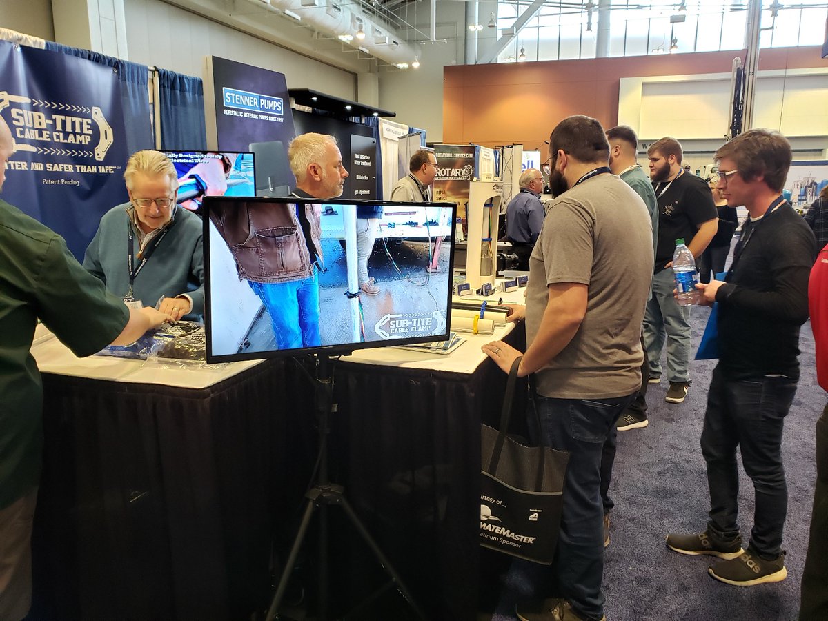 NSSIrrigation's tweet photo. RT ngwatweets "RT @productdepotinc: To see the Sub-Tite Cable Clamp in action, visit us at booth 336 at #GroundwaterWeek. #GWWeek21 #tradeshow @ngwatweets https://t.co/BqmciqKPX4"