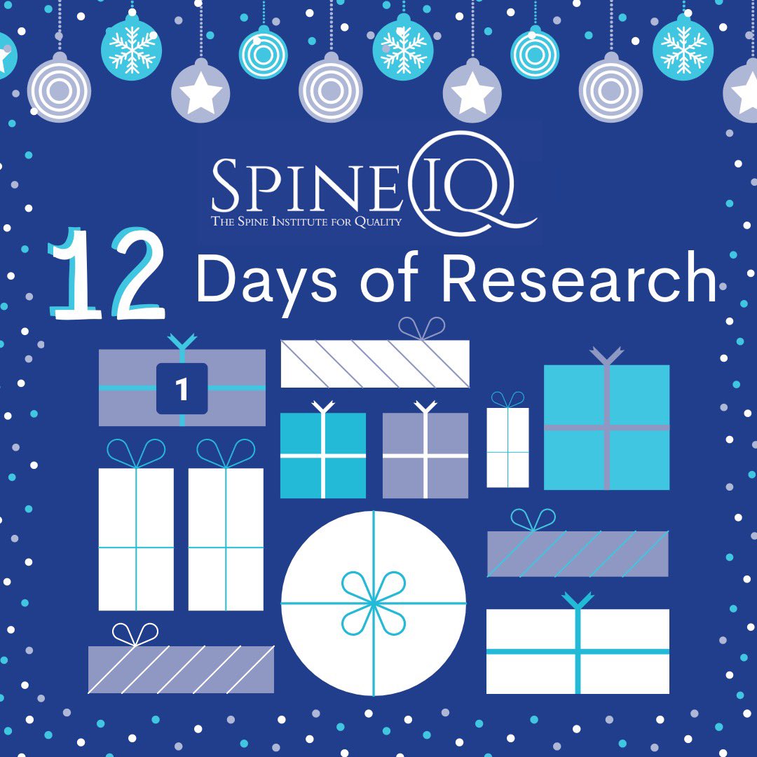 thespineiq's tweet photo. SpineIQ will be summarizing one of Dr. Goertz’s “12 studies to read this year” every day for the next 12 days! Today we will discuss “Risk factors associated with transition from acute to chronic low back pain in US patients seeking primary care” by Stevans et al https://t.co/6sJPW40pBW