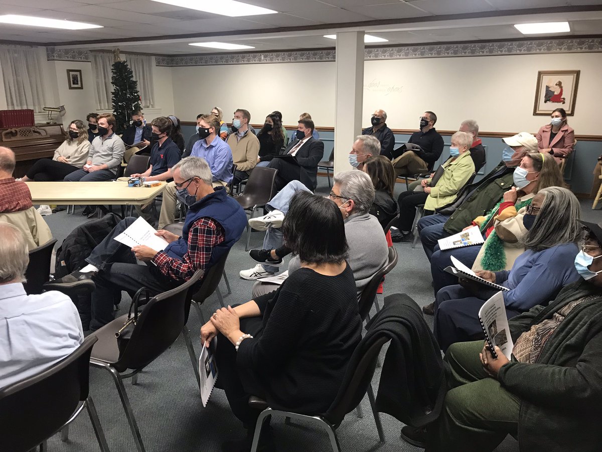 UDaytonpol's tweet photo. The 27th Annual Leadership in Building Communities Course presents their final report to the Mount Vernon Neighborhood after working with the neighbors in a collaborative process throughout the semester. https://t.co/DzSWQN0pHD