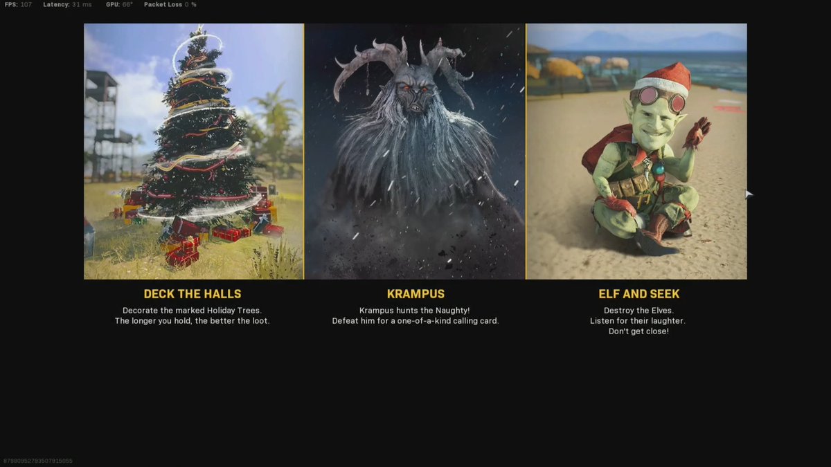 FuciusDon's tweet image. This just showed up in my game... New Xmas event landing tomorrow???

#Warzone #warzoneupdate